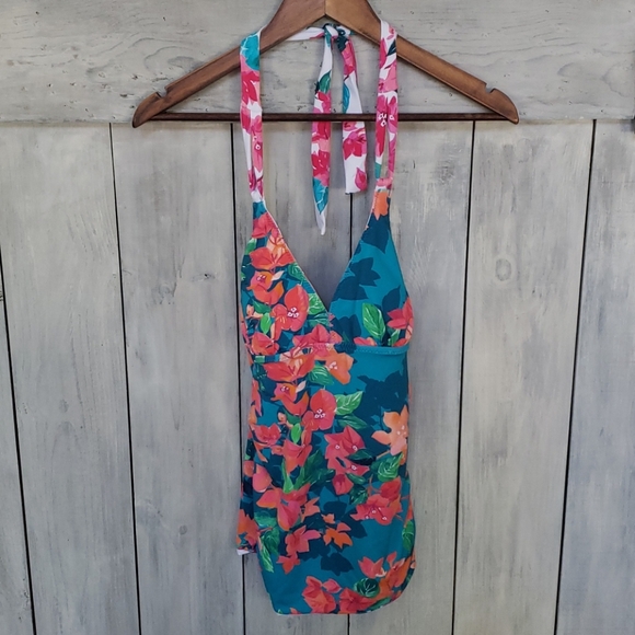 Tommy Bahama Reversible Halter Tankini Top Weekends Size XS NEW - Picture 7 of 16
